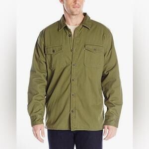 Levi’s Men’s Rittner Long Sleeve Twill Sherpa Lined Shirt Jacket Size L